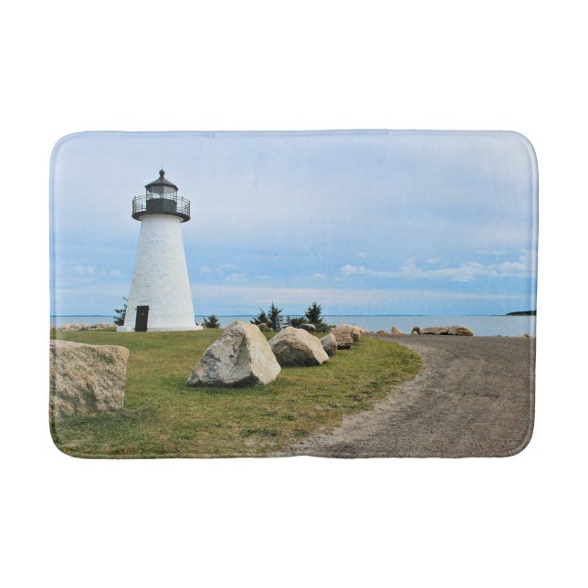 Ned's Point Lighthouse, Massachusetts Baddräksel Badrumsmatta (Framsidan)