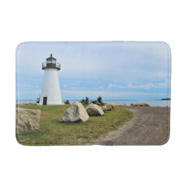 Ned's Point Lighthouse, Massachusetts Bath Mat Badrumsmatta