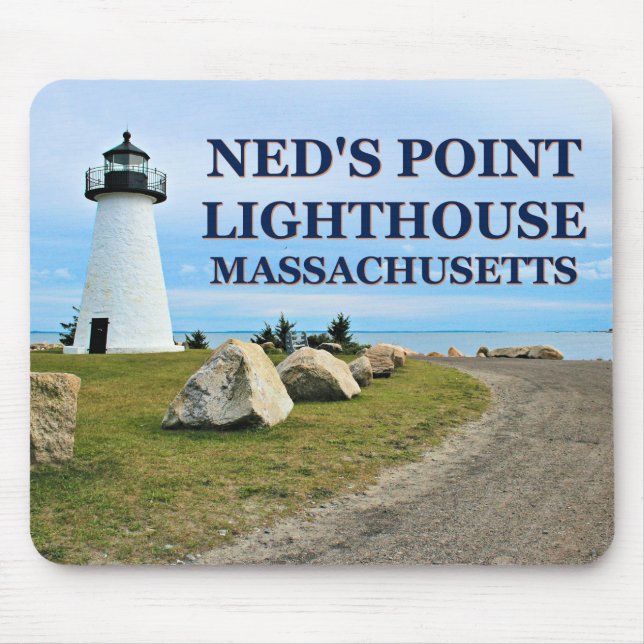 Ned's Point Lighthouse, Massachusetts Mousepad Musmatta (Framsidan)