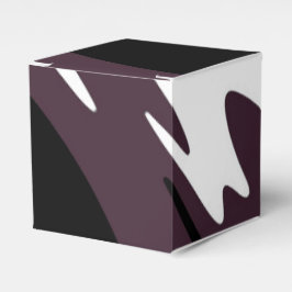 Nedsänkning: Abstrakt Black, White, Lila & Grönt Presentaskar