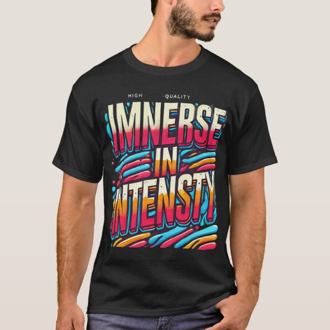 Nedsänkning i intensitet (Designad T-Shirt) T Shirt (Framsida)