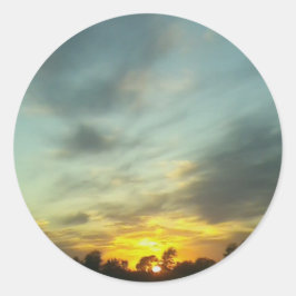 Nedsatt 4-dekal runt klistermärke