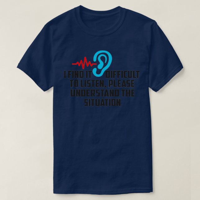 Nedsatt hörsel 25 t shirt (Design framsida)