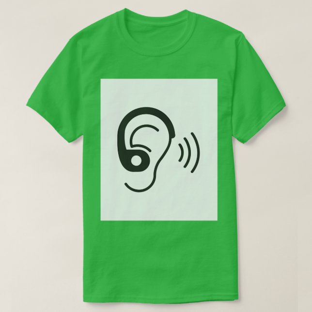 Nedsatt hörsel 2 t shirt (Design framsida)