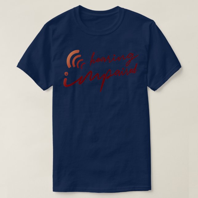 Nedsatt hörsel 73 t shirt (Design framsida)