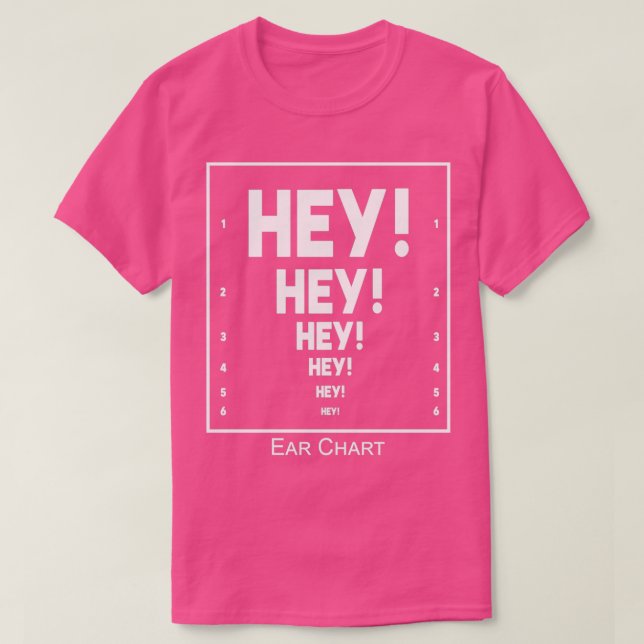 Nedsatt hörsel Örondiagram T Shirt (Design framsida)