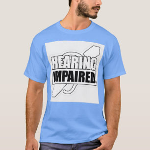 Nedsatt hörsel Svartvit 1 T Shirt