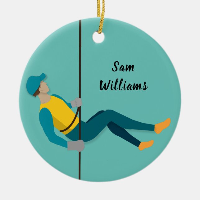 Nedslående Julgransprydnad Keramik (Framsidan)