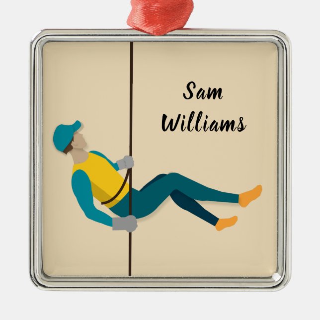 Nedslående Julgransprydnad Metall (Framsidan)