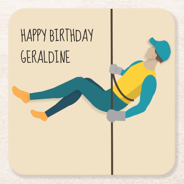 Nedslående Underlägg Papper Kvadrat (Framsidan)