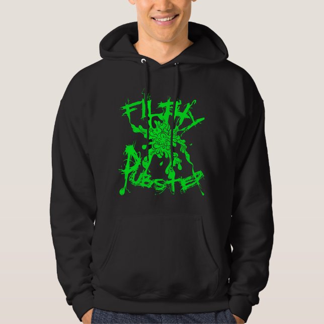 Nedsmutsad Dubstep Hoodie (Framsida)