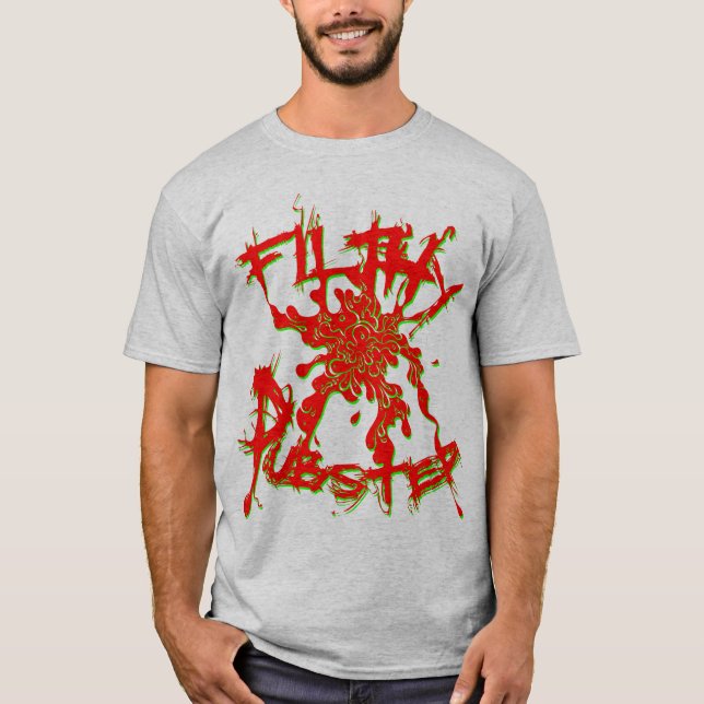 Nedsmutsad Dubstep T-tröja T Shirt (Framsida)