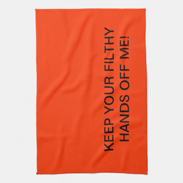 Nedsmutsad händer Dishtowel Kökshandduk (Vertikal)