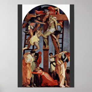 Nedstigning från kor av Rosso Fiorentino Poster