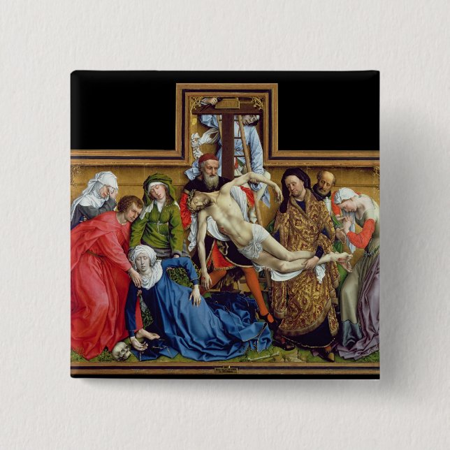 Nedstigning från kor, c.1435 knapp (Framsida)