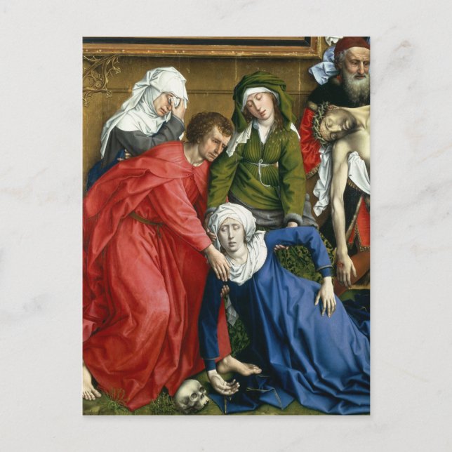 Nedstigning från kor, c.1435 vykort (Framsida)