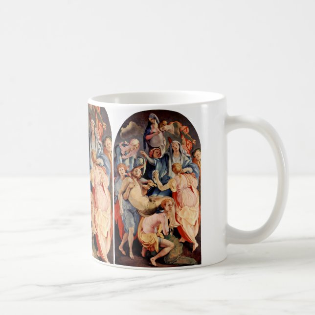 Nedstigning från kor vid Pontormo, bäst Jacopo ( Kaffemugg (Höger)
