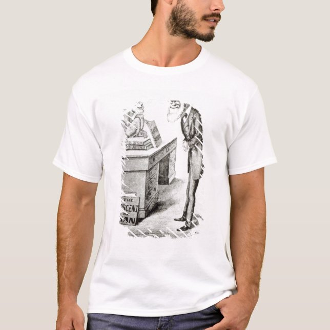 Nedstigningen av manen t-shirt (Framsida)