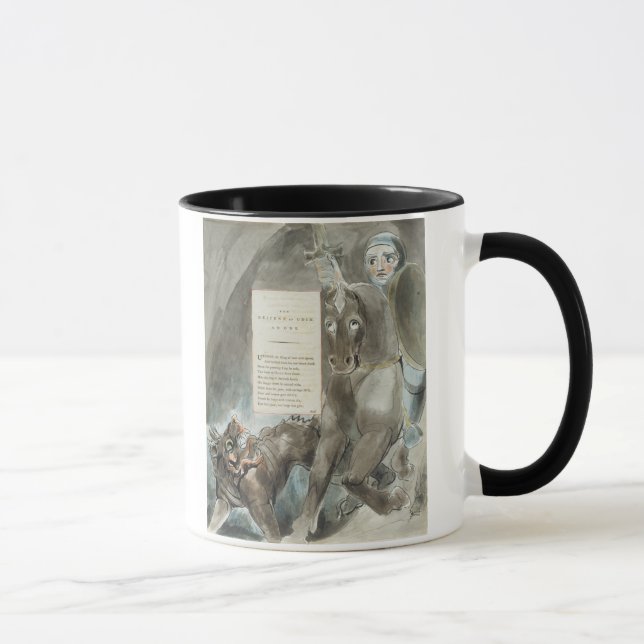 Nedstigningen av Odin, en Ode, från 'dikterna av Mugg (Höger)