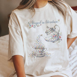 Nedstoppad i litteratur alfabet kopp t shirt