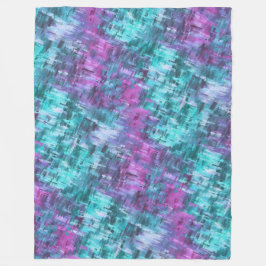 Nedströms digihatch - teal och lila: fleecefilt