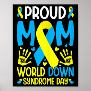 Nedsyndrom Mamma-menyfliksområdet World Down Syndr Poster
