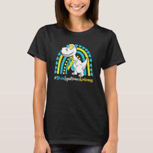 Nedsyndrom T Rex Dinosaur Boys Kids Trisomy T2 Shirt