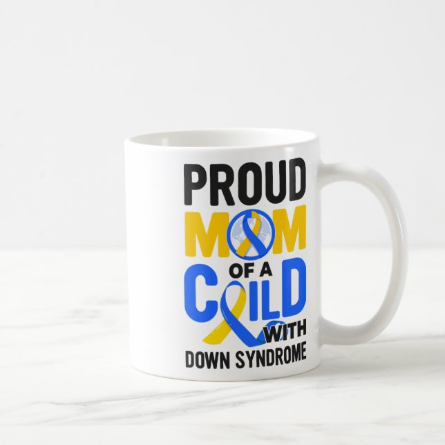Nedsyndrome Awareness Mamma Kaffemugg (Höger)