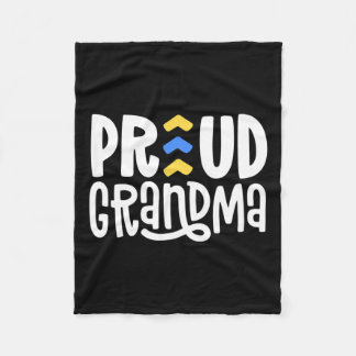 Nedsyndrome Grandma Awareness Gift Lucky Arrows Fleecefilt