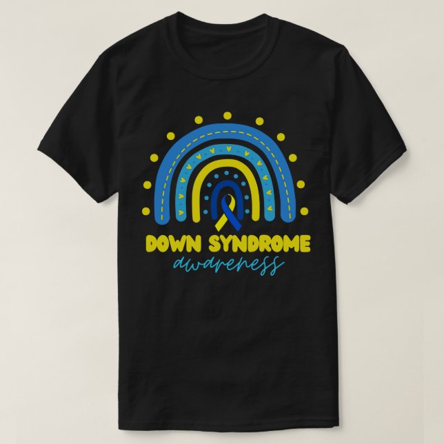 Nedsynt regnbåge 9 t shirt (Design framsida)