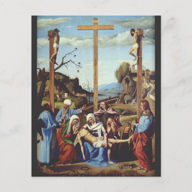 Nedtagningen av Jesus Kristus Helig Ikon Konst (Framsida)
