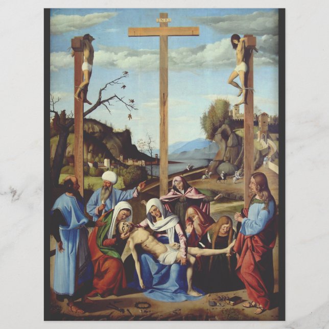 Nedtagningen av Jesus Kristus Reklamblad (Framsidan)