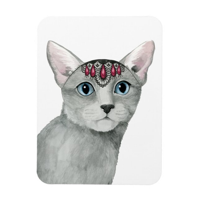 Nedton Cat | Bejeweled Magnet (Vertikal)
