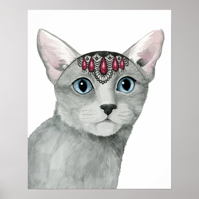 Nedton Cat | Bejeweled Poster (Framsidan)