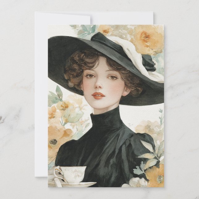 Nedton Delight | Klassiskt diagram Inbjudningar (Framsida)