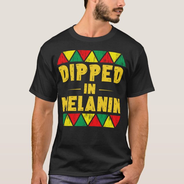 nedtonad i melanin t shirt (Framsida)