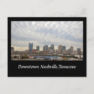 Nedtown Nashville,Tennessee Vykort