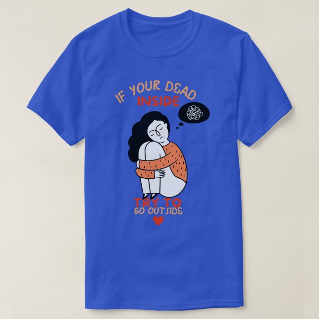 Nedtryckt dead insida t shirt (Design framsida)
