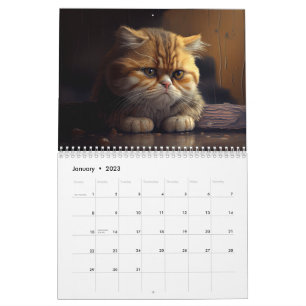 Nedtryckt katalog för 2024 kalender