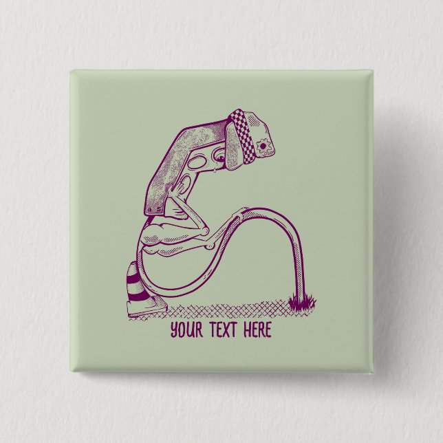 Nedtryckt trafikljus knapp (Framsida)