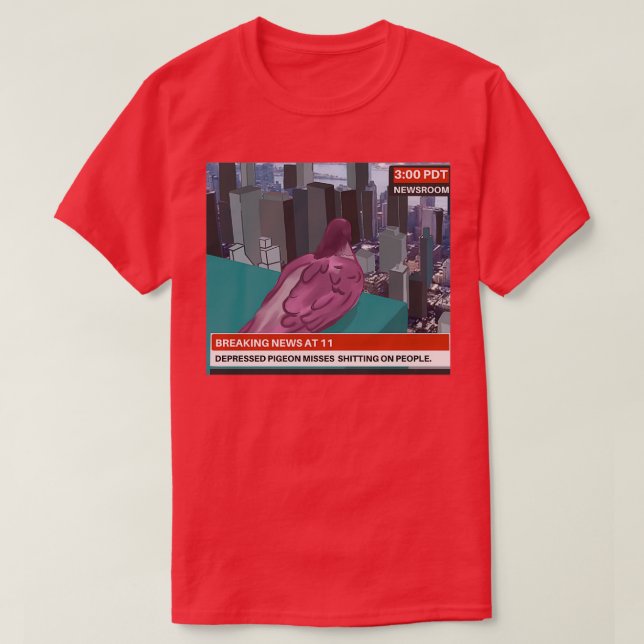Nedtryckta duvmissar t shirt (Design framsida)
