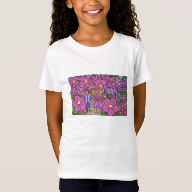 Nee Folk - Prince & Princess Fe Landa - konstungar Tee Shirt (Framsida)