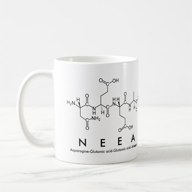 Neea peptide namn mugg (Vänster)