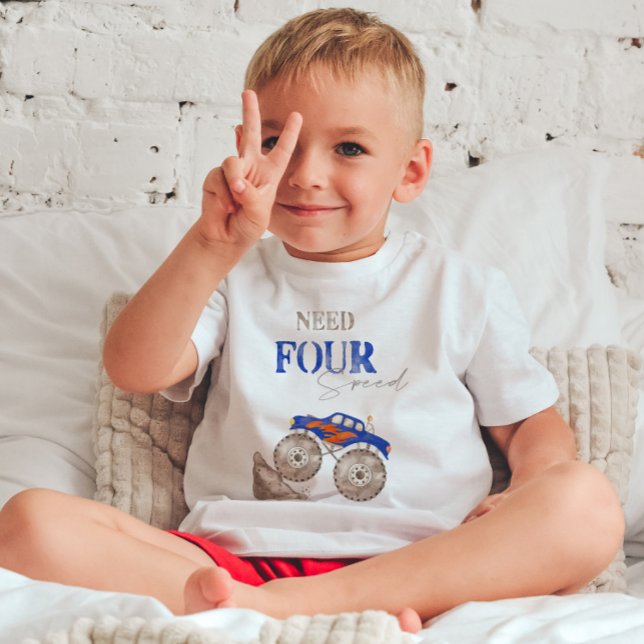 Need Four Speed Monster Truck T-shirt (Skapare uppladdad)