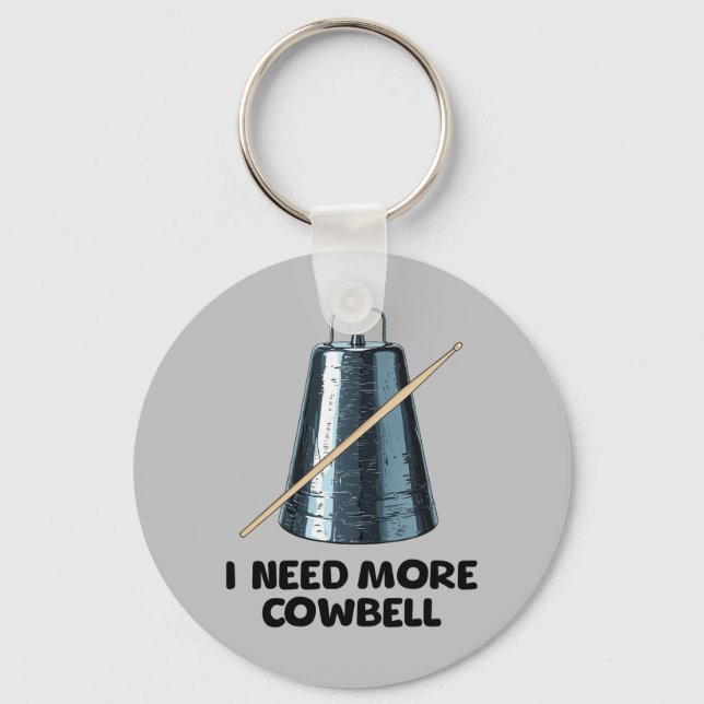Need More Cowbell Nyckelring (Framsida)