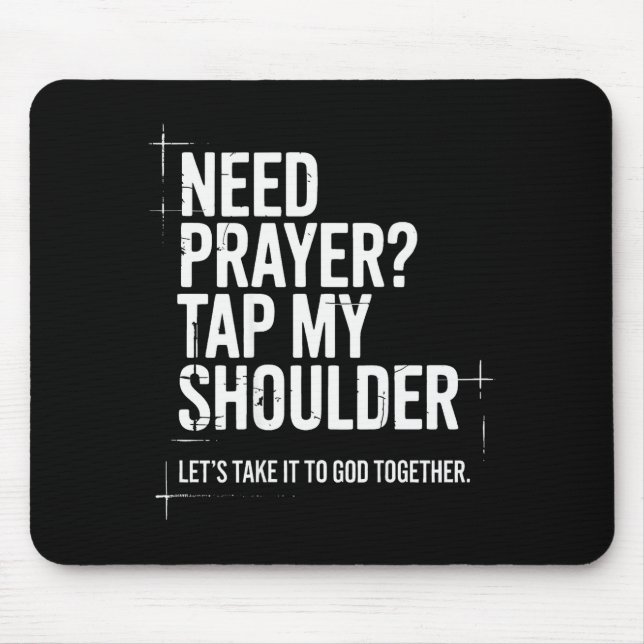 Need Prayer Tap My Shoulder Bible Verse Christian  Musmatta (Framsidan)
