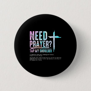Need Prayer Tap My Shoulder Christian Manar Women Knapp