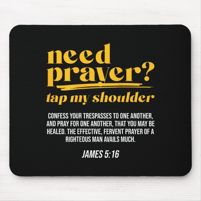 Need Prayer Tap My Shoulder Christian Men Women (o Musmatta (Framsidan)