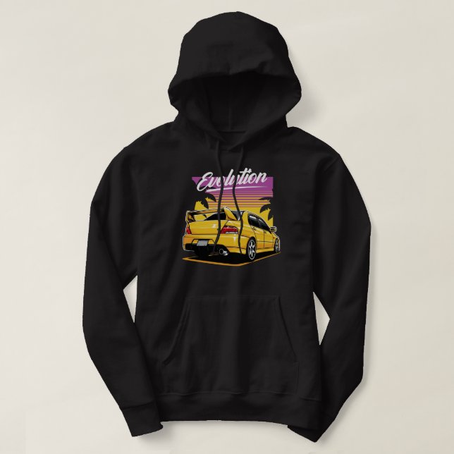 Needed Gifts Mitsubishi Evolution 8 Hoodie (Design framsida)