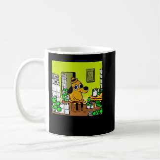 Needed Gifts This Is Fine Meme Dog And Toilet Pape Kaffemugg